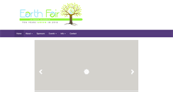 Desktop Screenshot of earthfairlacrosse.com